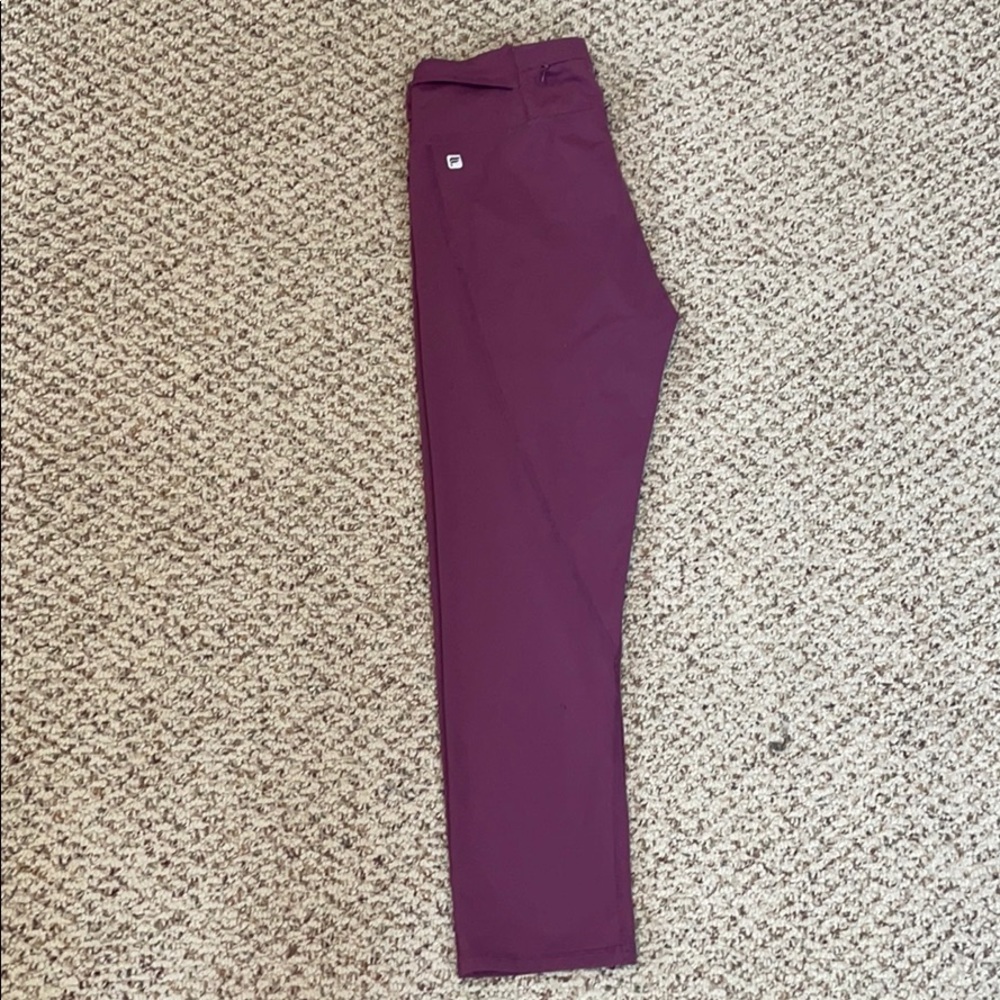 Fabeletics maroon active pants - Small